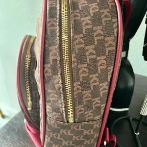 Karl lagerfeld monogram backpack nwt and box Karl Lagerfeld | Bags | Karl Lagerfeld Monogram Backpack Nwt  main image 4